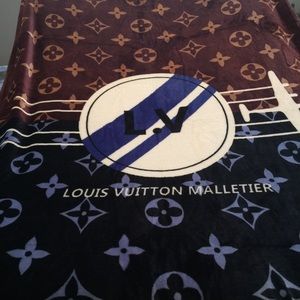 Louis Vuitton throw blanket